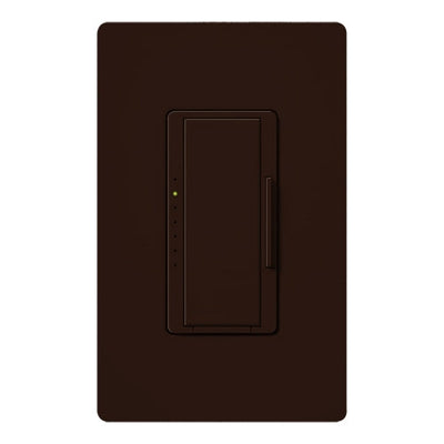 Lutron Maestro Wireless 3-Wire Dimmer for Ballast/LED Driver, 6A, Neutral Required, Single Pole/Multi-Location, 120/277V, MRF2-F6AN-DV-BR, Brown