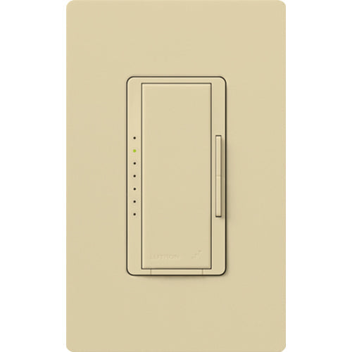Lutron Maestro Wireless 3-Wire Dimmer for Ballast/LED Driver, 6A, Neutral Required, Single Pole/Multi-Location, 120/277V, MRF2-F6AN-DV-IV, Ivory