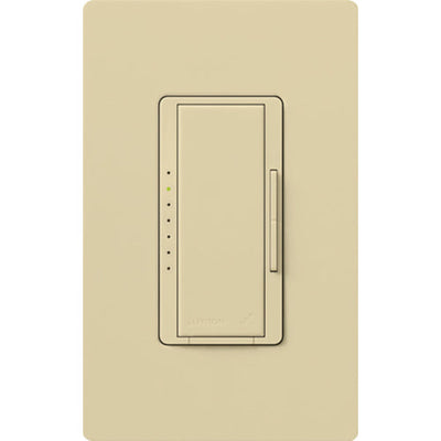 Lutron Maestro Wireless 3-Wire Dimmer for Ballast/LED Driver, 6A, Neutral Required, Single Pole/Multi-Location, 120/277V, MRF2-F6AN-DV-IV, Ivory