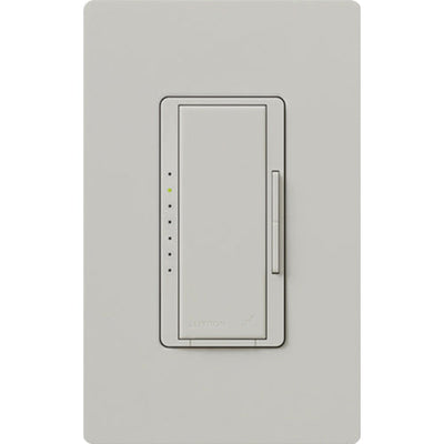 Lutron Maestro Wireless 3-Wire Dimmer for Ballast/LED Driver, 6A, Neutral Required, Single Pole/Multi-Location, 120/277V, MRF2-F6AN-DV-PD, Palladium