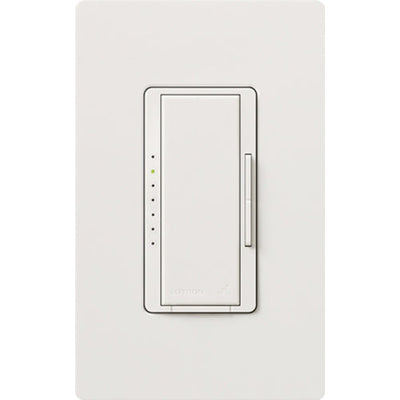 Lutron Maestro Wireless 3-Wire Dimmer for Ballast/LED Driver, 6A, Neutral Required, Single Pole/Multi-Location, 120/277V, MRF2-F6AN-DV-WH, White