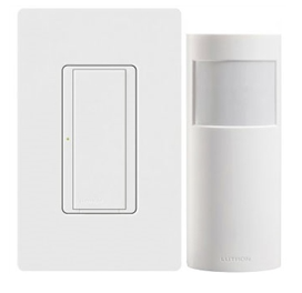 Lutron Vive Basic Package, Includes 1 8A Switch (MRF2S-8S-DV-WH) and 1 Radio Powr Savr Wall Sensor (LRF2-OWLB-P-WH), MRF2S-1S8A-1OW