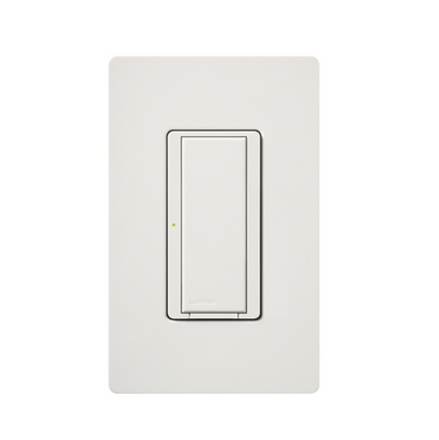 Lutron Vive Maestro Wireless Switch, 6A Light/3A Fan, Single Pole/Multi-Location, Neutral Required, 120V, MRF2S-6ANS-SN, Snow White,