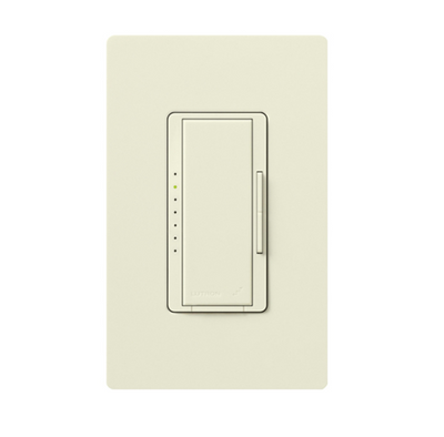 Lutron Vive Maestro Wireless LED+ Dimmer, 150W LED, Single Pole/Multi-Location, No Neutral Required, 120V, MRF2S-6CL-BI, Biscuit