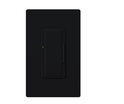 Lutron Vive Maestro Wireless LED+ Dimmer, 150W LED, Single Pole/Multi-Location, No Neutral Required, 120V, MRF2S-6CL-MN, Midnight