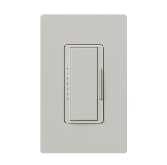 Lutron Vive Maestro Wireless MLV Dimmer, 600VA MLV/150W LED, Single Pole/Multi-Location, Neutral Required, 120V, MRF2S-6ND-120-PD, Palladium