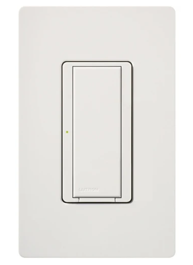 Lutron Vive Maestro Wireless Switch, 8A Light/5.8A Fan, Single Pole/Maestro, Neutral Required, 120V, MRF2S-8ANS120-SN, Snow White