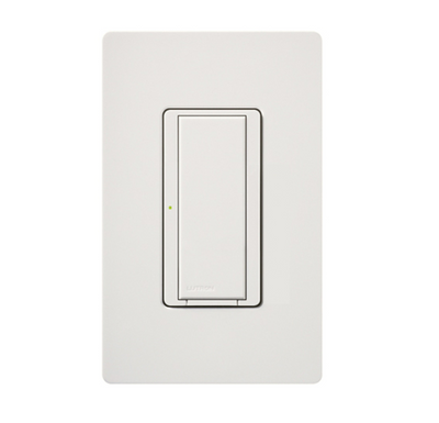 Lutron Vive Maestro Wireless Switch, 8A Light/3A Fan, Single Pole/Maestro, No Neutral Required, 120-277V, MRF2S-8S-DV-SN, Snow White