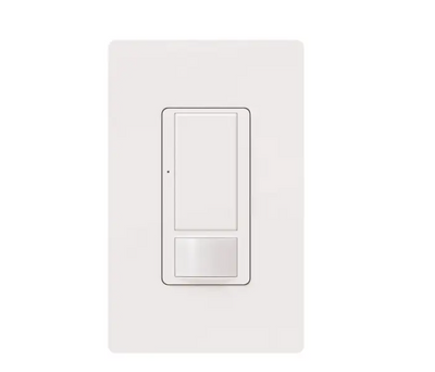 Lutron Vive Maestro Occupancy/Vacancy In-Wall Sensor Switch, 8A Light/4.4A Fan Switching, 120/277V, MRF2S-8SS-WH, White