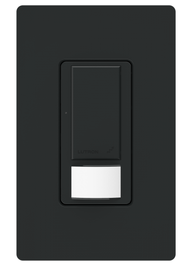 Lutron Vive Maestro Vacancy Only In-Wall Sensor Switch, 8A Light/4.4A Fan Switching, 120/277V, MRF2S-8SS-BL, Black