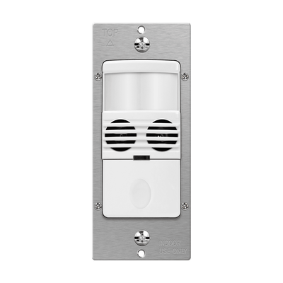 180° Dual-Technology Occupancy/Vacancy Motion Sensor Wall Switch, Neutral Wire Required, Single Pole