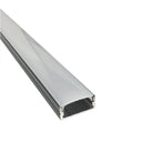 4-ft Shallow Channel, Aluminum (Plastic Diffuser and End Caps Included)