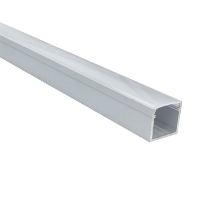 4-ft Deep Channel, Aluminum (Plastic Diffuser and End Caps Included)