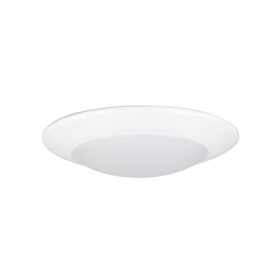 6" Contractor Series LED Flush Mount Disk Light, 3000K, White (12-Pack)