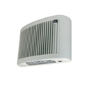 Outdoor Slim Die-Cast LED Emergency Light w/ Photosensor, 18W/5W, 1600lm/600lm, 120/277V, Black