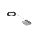 4" FLAT Non-Metallic Can-less LED Downlight, Selectable CCT, 700lm / 10W, Black finish