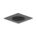 4" Pearl 120V LED Square Retrofit Reflector with Round Aperture, 1150lm / 10W, 2700K, Black Reflector / Black Flange