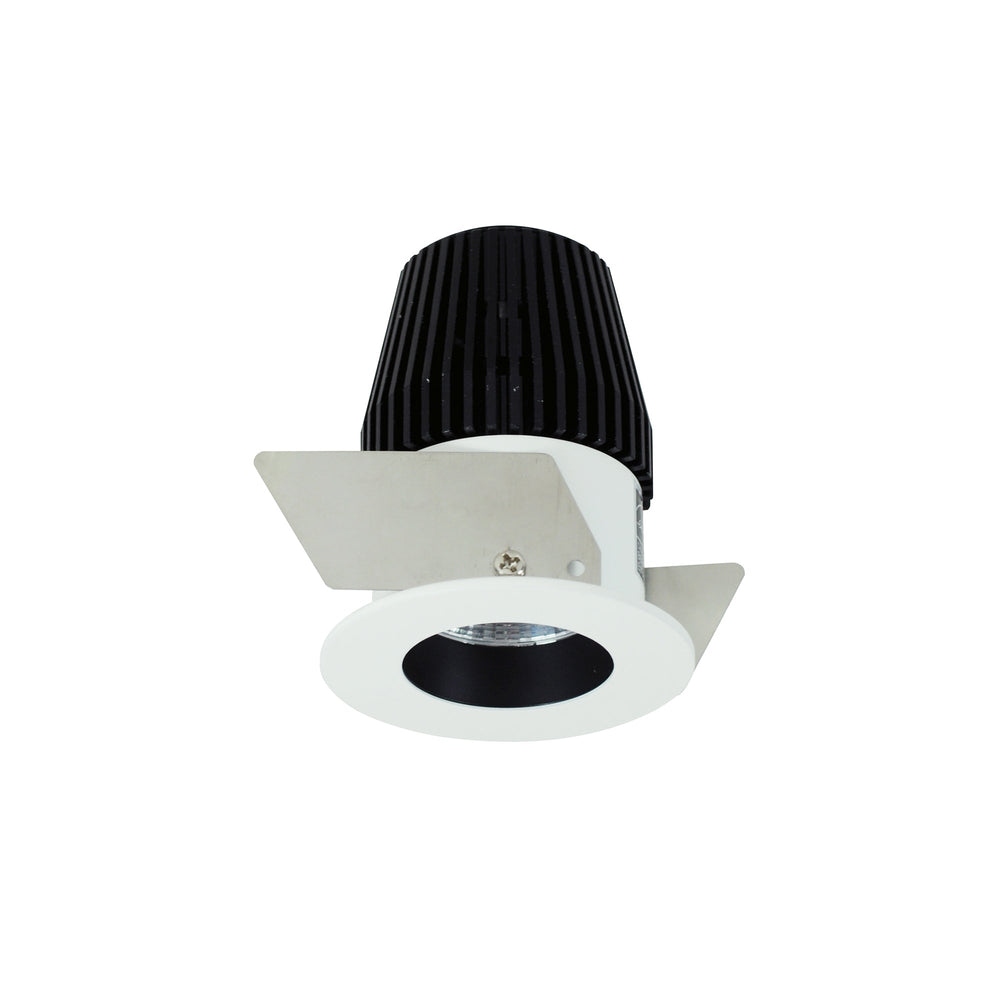 1" Iolite LED NTF Round Reflector, 600lm, 2700K, Black Reflector / White Flange