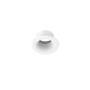 1" Iolite Can-less Round Bullnose Trim, Bright White finish