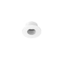 1" Iolite Can-less Round Downlight Trim, Haze Reflector / Warm White Flange