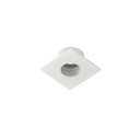 1" Iolite Can-less Square Downlight Trim, Haze Reflector / Warm White Flange