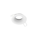 2" Iolite Can-less Round Bullnose Trim, Bright White finish