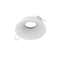 4" Iolite Can-less Round Bullnose Trim, Bright White finish