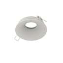 4" Iolite Can-less Round Bullnose Trim, Bright White finish
