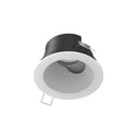 4" Iolite Can-less Adjustable Slot Trim, Haze Reflector / Bright White Flange
