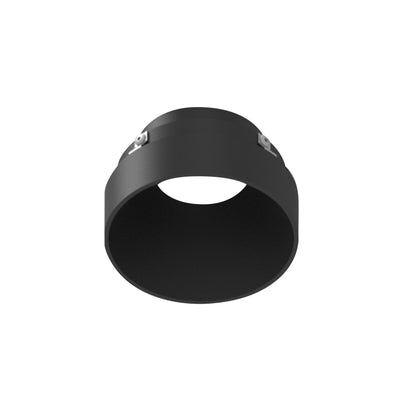 4" Iolite Can-less Round Trimless Downlight, Black Finish