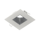 4" Iolite Can-less Square Downlight Trim, Haze Reflector / Warm White Flange