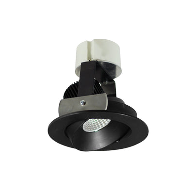 4" Iolite LED Round Adjustable Cone Retrofit, 1000lm / 12W, 2700K, Black Reflector / Black Flange