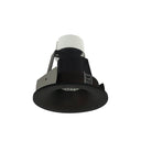4" Iolite LED Round Bullnose Retrofit, 1000lm / 12W, 2700K, Black Finish
