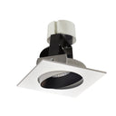 4" Iolite LED Square Adjustable Cone Retrofit, 1000lm / 12W, 2700K, Black Reflector / Black Flange
