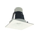 4" Iolite LED Square Bullnose Retrofit, 1000lm / 12W, 2700K, Matte Powder White Finish