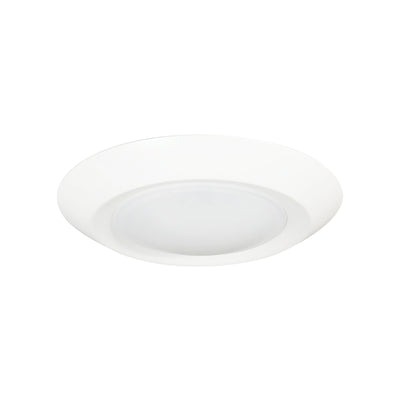 6" Regressed AC Opal LED Surface Mount, 950lm / 13W, 2700K, White finish