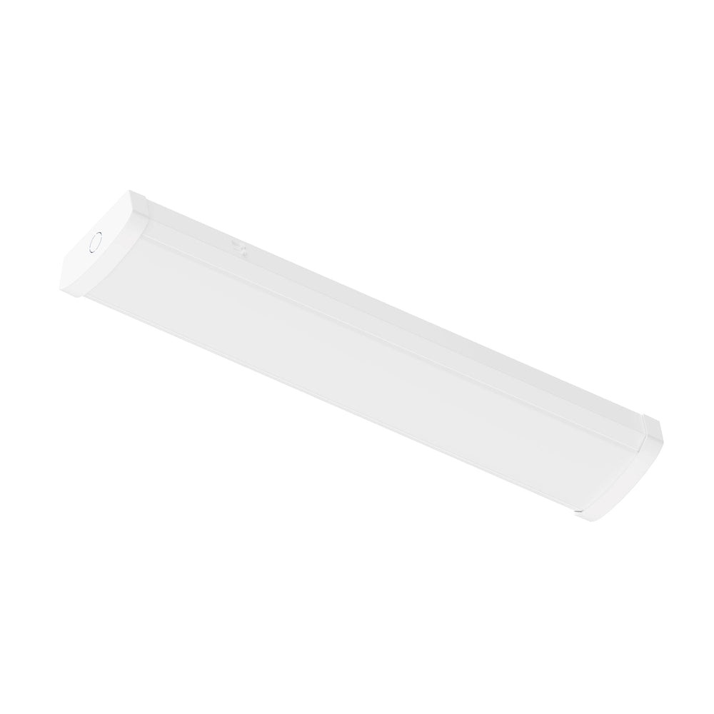 2' LED Wraparound with Selectable Lumens & CCT, White Finish