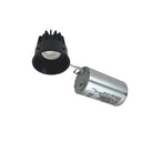 2" M2 Round Trimless LED Downlight, 750lm / 8W, 2700K, Matte Black finish