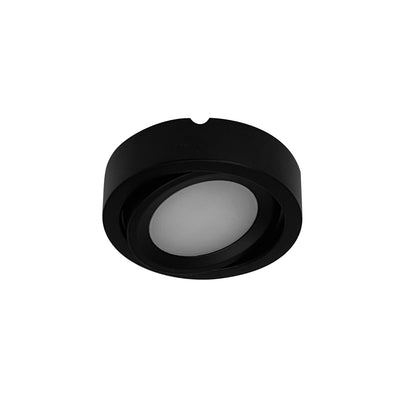 12V Josh Adjustable LED Puck Light, 300lm / 2700K, Black Finish