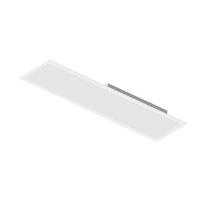 1'x4' LED Backlit Panel with Selectable CCT, 3500lm / 30W, White Finish, Integral Motion Sensor