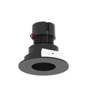 4" Pearl 120V LED Round Pinhole Retrofit, 950lm / 10W, 2700K, Black Pinhole / Black Flange