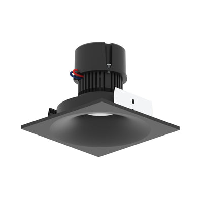 4" Pearl 120V LED Square Bullnose Retrofit, 1250lm / 10W, 2700K, Black Finish