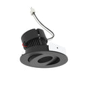 4" Pearl 12V LED Round Adjustable Gimbal Retrofit, 1050lm / 10W, 2700K, Black Finish