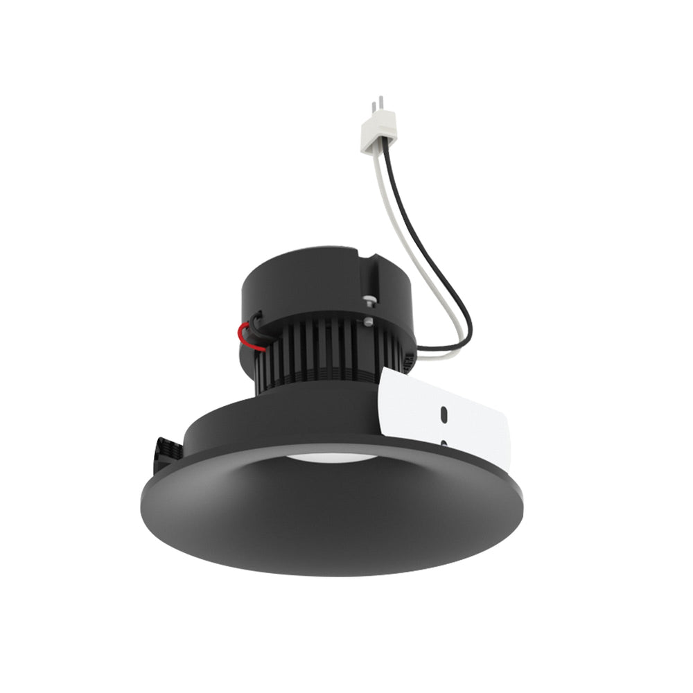 4" Pearl 12V LED Round Bullnose Retrofit, 1250lm / 10W, 2700K, Black Finish