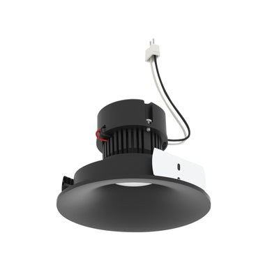 4" Pearl 12V LED Round Bullnose Retrofit, 1250lm / 10W, 2700K, Black Finish