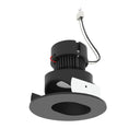 4" Pearl 12V LED Round Adjustable Slot Aperture Retrofit, 950lm / 10W, 2700K, Black Slot Aperture / Black Flange