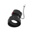 4" Pearl 12V LED Round Trimless Adjustable Retrofit, 1250lm / 10W, 2700K, Black Adjustable / Black Reflector