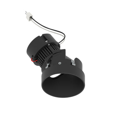 4" Pearl 12V LED Round Trimless Adjustable Slot Retrofit, 1050lm / 10W, 2700K, Black Finish