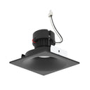 4" Pearl 12V LED Square Bullnose Retrofit, 1250lm / 10W, 2700K, Black Finish