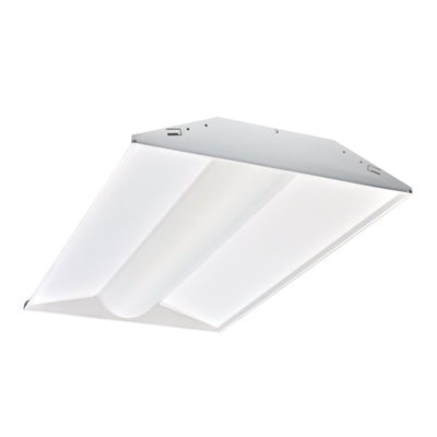 2'x4' LED Center Basket Troffer, 4000lm / 37W, 3000K
